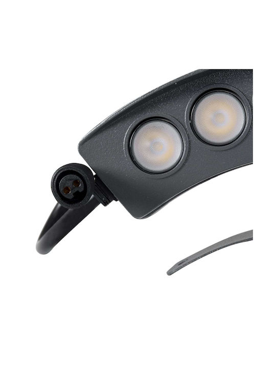 GloboStar Treelight Plante Outdoor Floor Lamp LED Wall Washer 6W with Natural White Light IP67 Gray