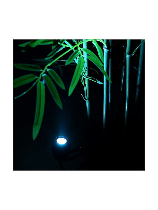 GloboStar Treelighttreegal Outdoor Projector Lamp 3W with Blue Light IP67 Gray