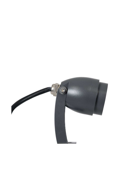 GloboStar Treelighttreegal Outdoor Projector Lamp 3W with Blue Light IP67 Gray