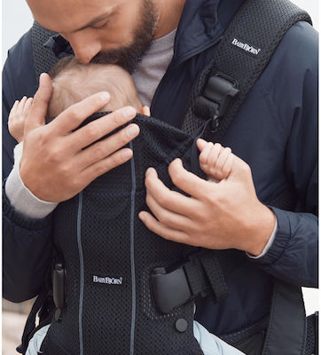 BabyBjorn Sling de Spate One Negru cu Greutate Maximă 15kg