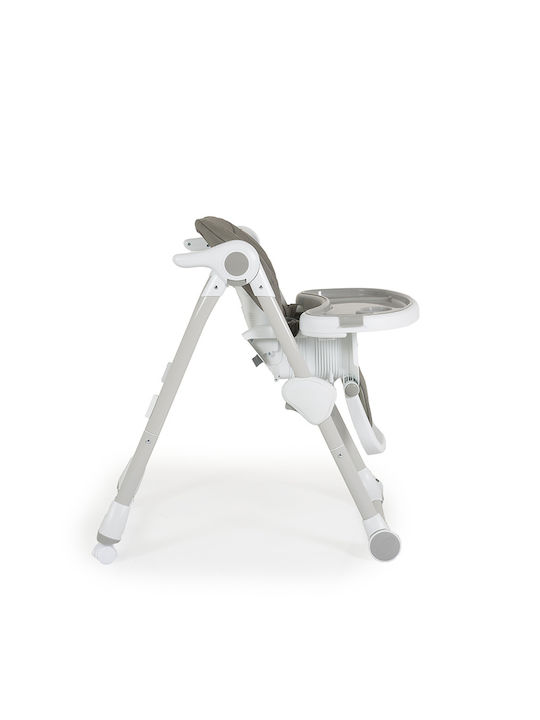 Cangaroo Brownie Klappbarer Baby Hochstuhl mit Höhenverstellbar Grau