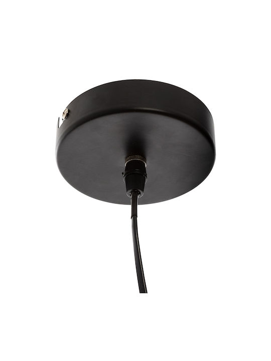Atmosphera Soul Adjustable Ceiling Light Black Bell with E27 Socket 90cm
