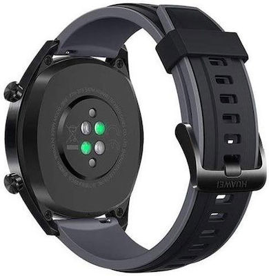 Huawei Watch GT Stainless Steel 46mm Waterproof with Heart Rate Monitor (Black)