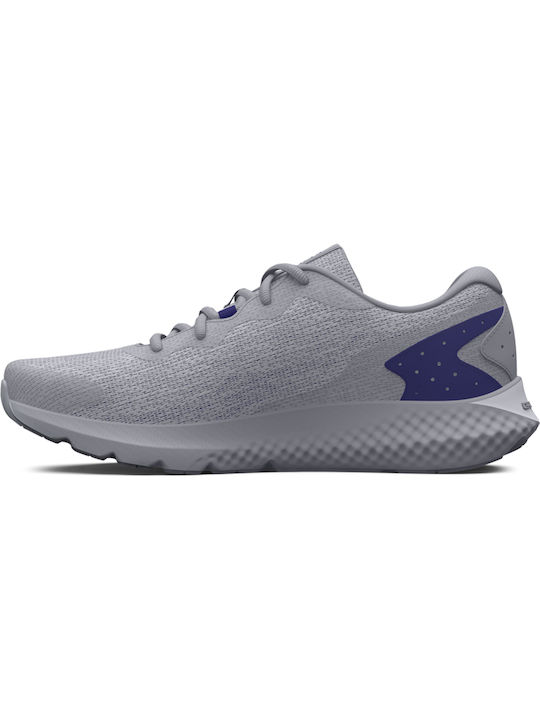 Under Armour Charged Rogue 3 Knit Ανδρικά Αθλητικά Παπούτσια Running Γκρι