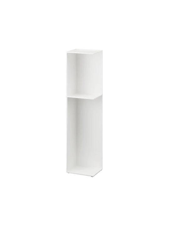 Yamazaki Metallic Paper Holder Floor White