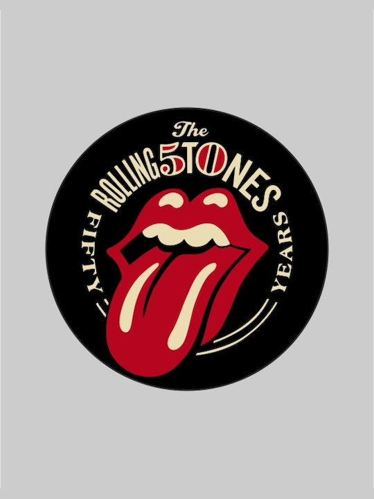 Φούτερ με Κουκούλα Rolling Stones 50 Years σε Μαύρο χρώμα