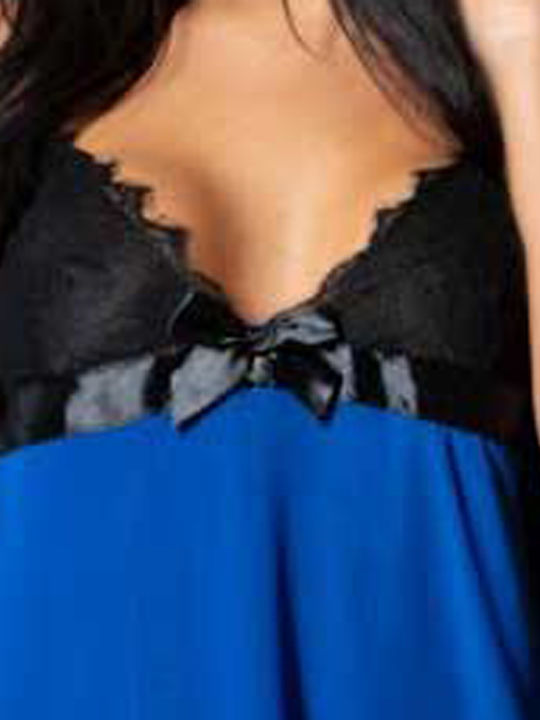 Perfect4u Καλοκαιρινό Babydoll Μπλε