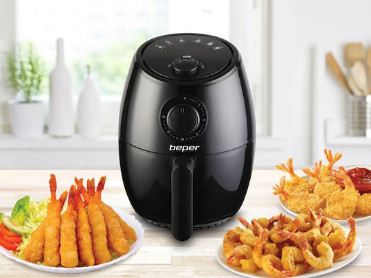 Beper Air Fryer 2lt Μαύρο P101FRI001