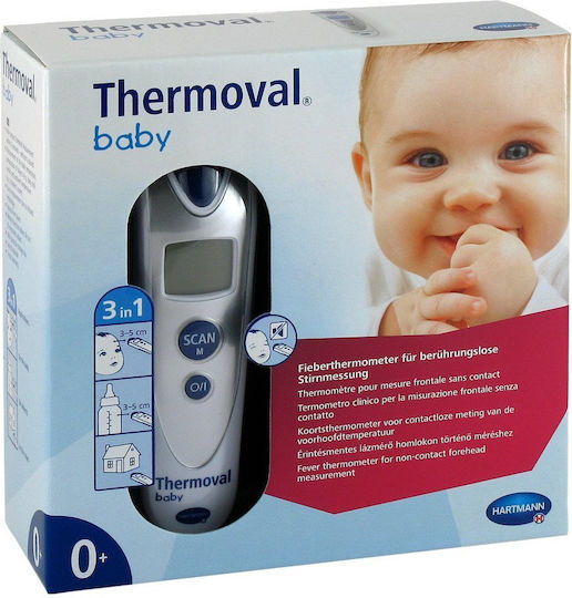 Hartmann Thermoval Baby Sense Infrarot Stirn Thermometer Geeignet für Babys