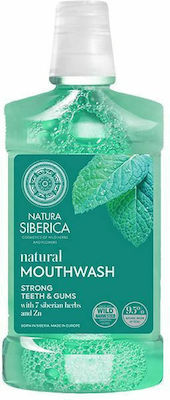 Natura Siberica Natural Mouthwash 7 Siberian Herbs Strong Teeth & Gums Στοματικό Διάλυμα Καθημερινής Προστασίας για την Ουλίτιδα 520ml