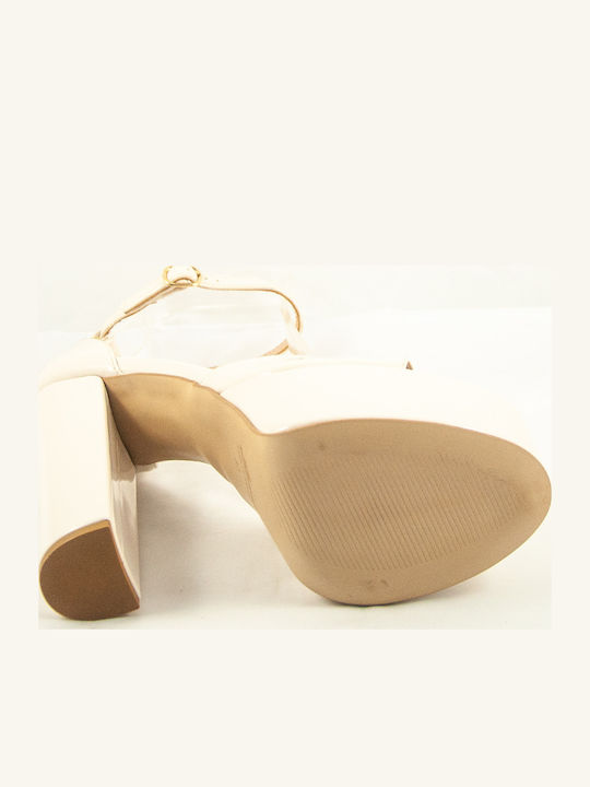 Sandals from Patent Leather Off White