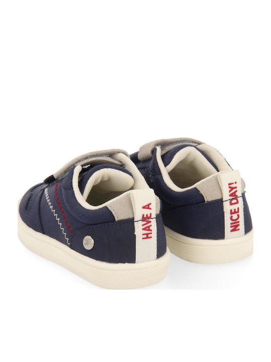 Kids Sneakers with Scratch Navy Blue