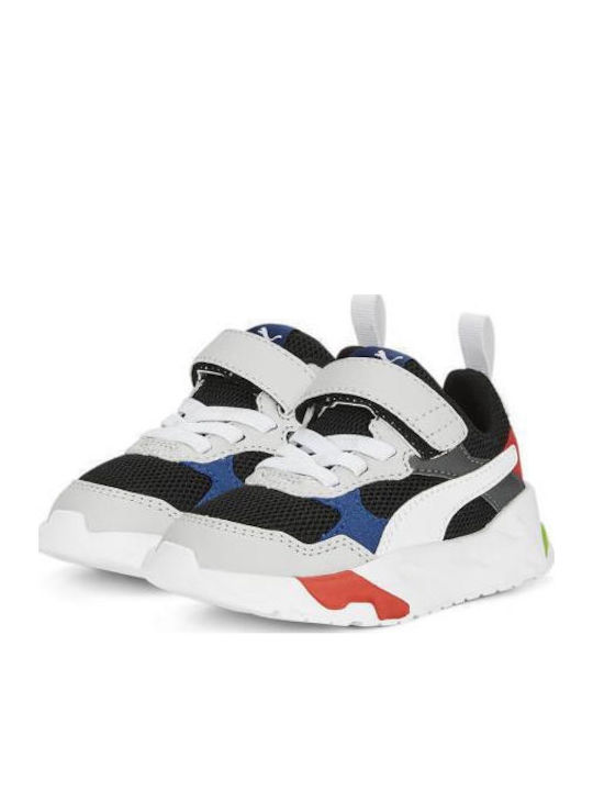Trinity AC+ Inf Παιδικά Sneakers με Σκρατς Black / Puma White / Vapor Gray / Clyde Royal 390840-03