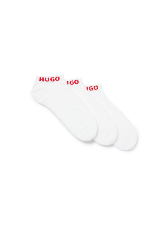 Hugo Boss Men's Solid Color Socks White 3Pack