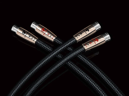 Audioquest Black Beauty Cable XLR male - XLR female Μαύρο 1.5m (aq-blbercaxlr-1.5)