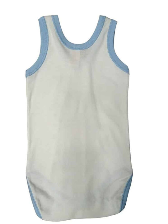 Nina Club Baby Bodysuit Underwear Set Sleeveless Light Blue