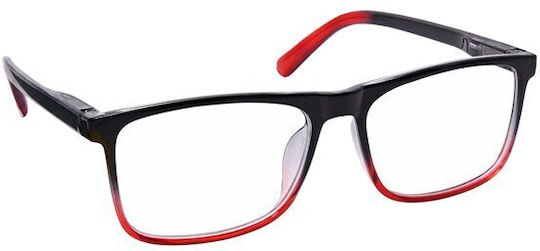 Eyelead E238 Reading Glasses +3.00 Black / Red E 238