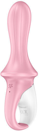 Satisfyer Air Pump Booty 5+ Inflatable Anal Vibrator Pink 23.6cm