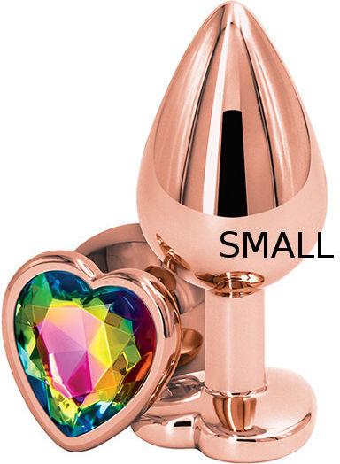 Ns Novelties Rear Assets Small Butt Plug Πρωκτική Σφήνα Small Small Χρυσή 7cm