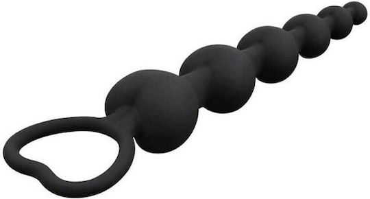 Chisa Novelties Black Mont Elite Lover's Beads Πρωκτικές Μπίλιες Black 15cm