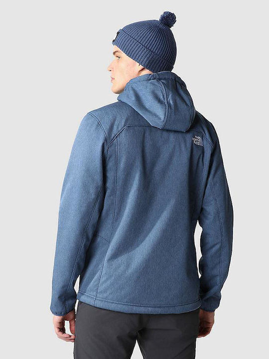 Quest Hooded Geci Barbat ΧiemiΧaΤiكo Softshell Waterproof şi cu Protecție Împotriva Vântului Bălțată