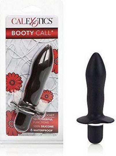 Easytoys Booty Rocket Vibrating Butt Plug Πρωκτική Σφήνα με Δόνηση Black 13cm