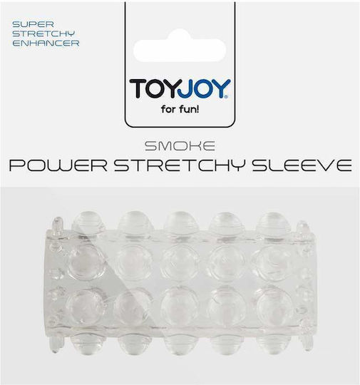 ToyJoy Extensie Penis Mânecă elastică de putere Clear 6.5cm