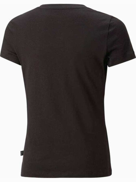 PUMA T-shirt Μαύρο