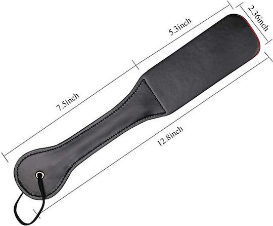 Rimba Double Spank Paddle Paddle in Schwarz Farbe
