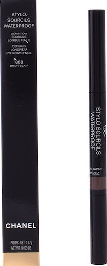 Chanel Stylo Sourcils Eyebrow Pencil Водоустойчив молив за вежди 808 Брюн Клер