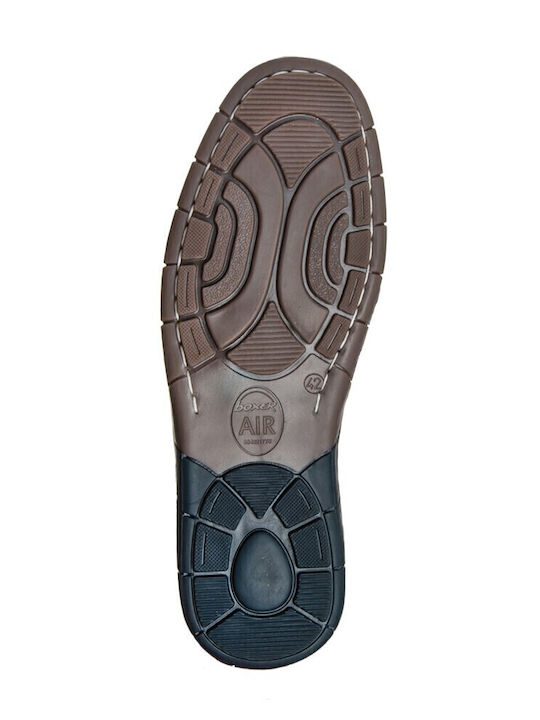 Men's Leather Boat Shoes Tabac Brown