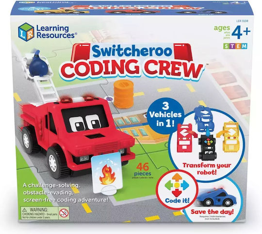 Learning Resources Switcheroo Coding Crew STEM Lernspiel Robotik für 4+ Jahre Jahre