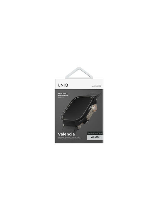 Uniq Valencia Пластмасов Калъф Midnight Black за Apple Watch Ultra 49мм
