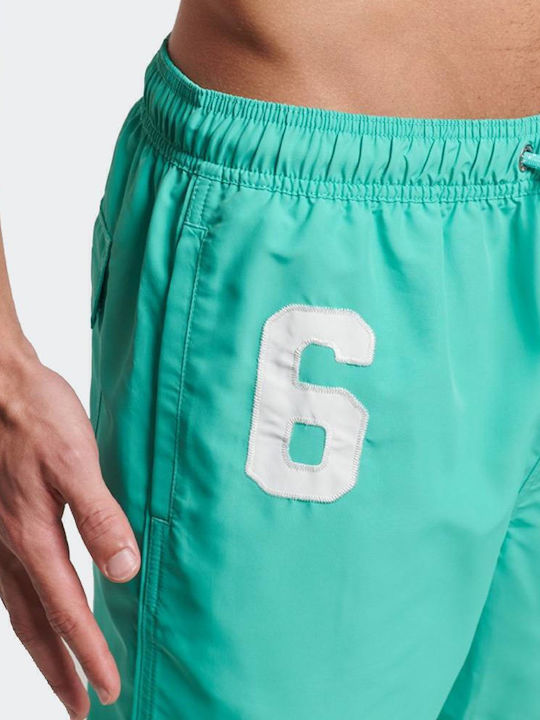 D2 Ovin Vintage Polo Men's Swimwear Shorts Turquoise