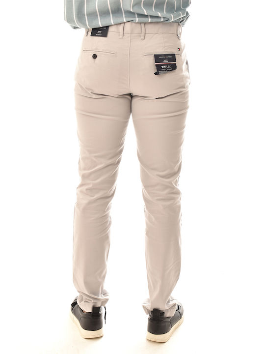 Tommy Hilfiger Ανδρικό Παντελόνι Chino Ελαστικό σε Slim Εφαρμογή Μπεζ
