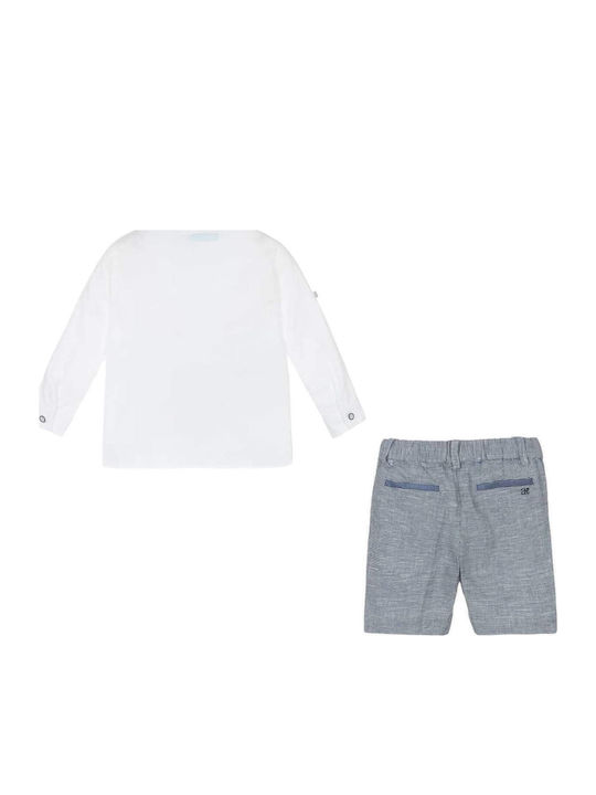 Kids' Set with Shorts Summer 2pcs White
