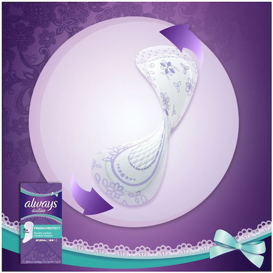 Always Dailies Fresh & Protect Normal Panty Liners Fresh Scent Normal for Normal Flow 2 Drops 30pcs