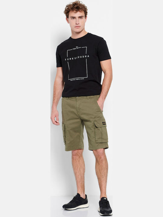 FBM007-00203 Men's Shorts Cargo Khaki