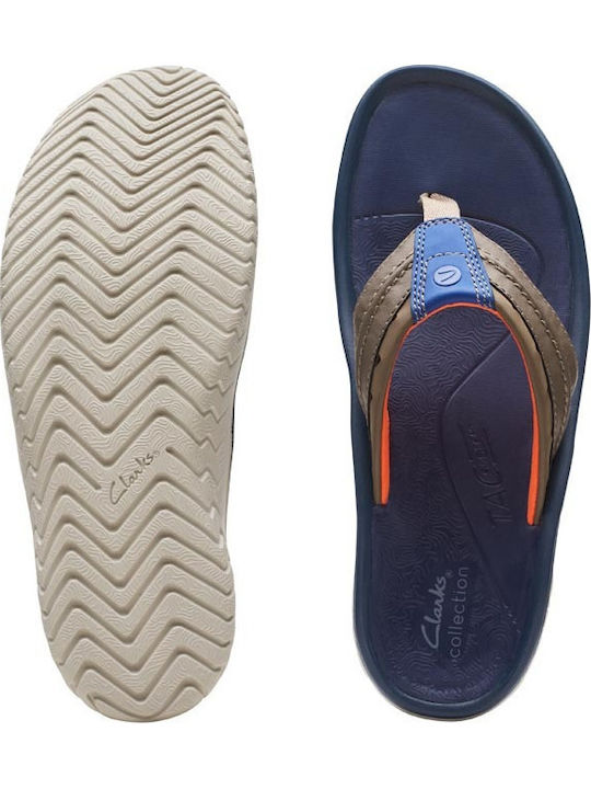 Wesley Post Desert Men's Flip Flops Beige