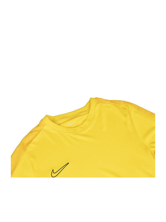 Academy 23 Dri-Fit Αθλητικό T-shirt Κίτρινο