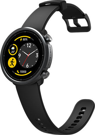 Mibro A1 45mm Waterproof Smartwatch with Heart Rate Monitor (Black)