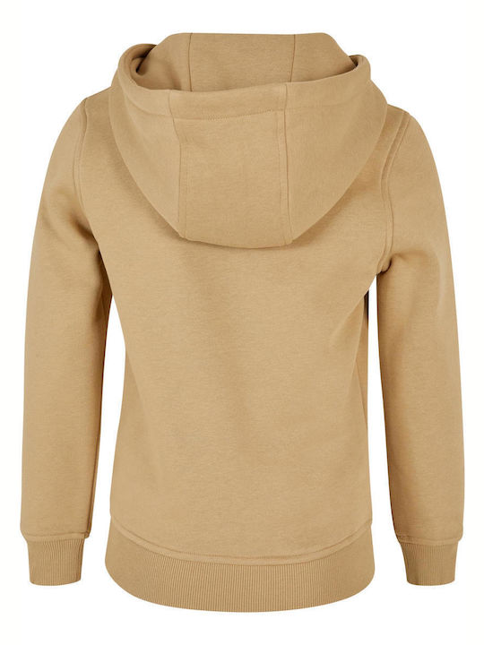 Urban Classics Kids Sweatshirt with Hood and Pocket Beige