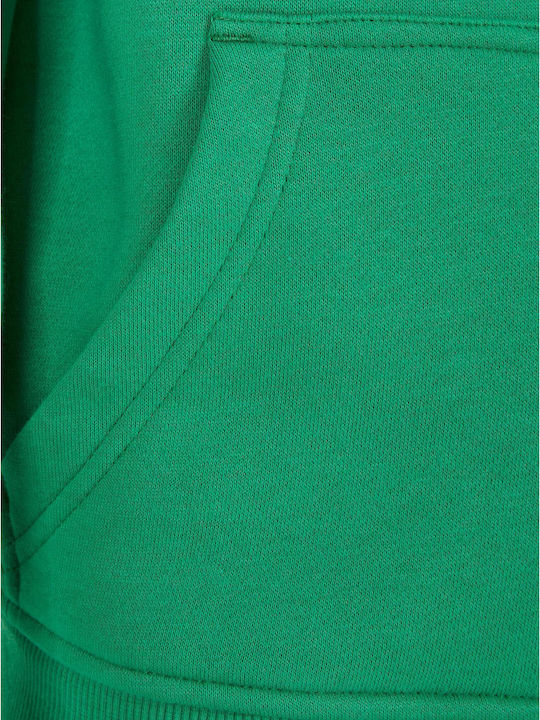 Hanorac Copii cu Glugă și Buzunare Verde