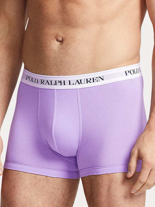 Ralph Lauren Herren Boxershorts Blue / Navy / Lavender 3Packung