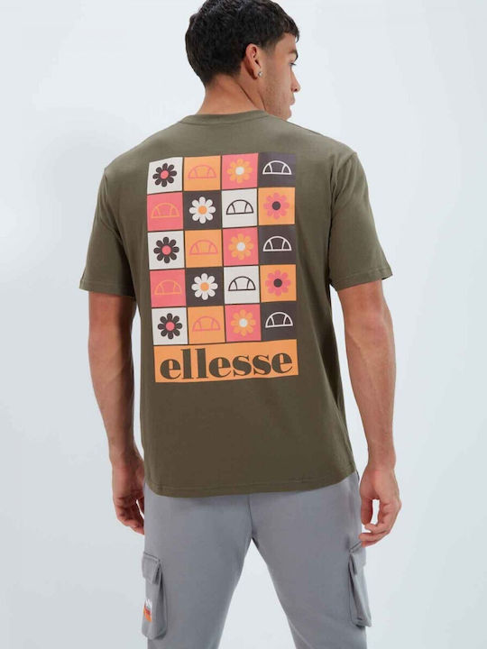 Ellesse T-shirt Bărbătesc cu Mânecă Scurtă Kaki