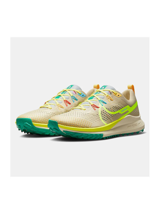 React Pegasus Trail 4 Sport Shoes Trail Running Team Gold / Baltic Blue / Stadium Green / Volt