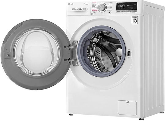 LG Πλυντήριο Ρούχων 10.5kg με Τεχνολογία Ατμού 1400 Στροφών AI DD F4WV510S0E