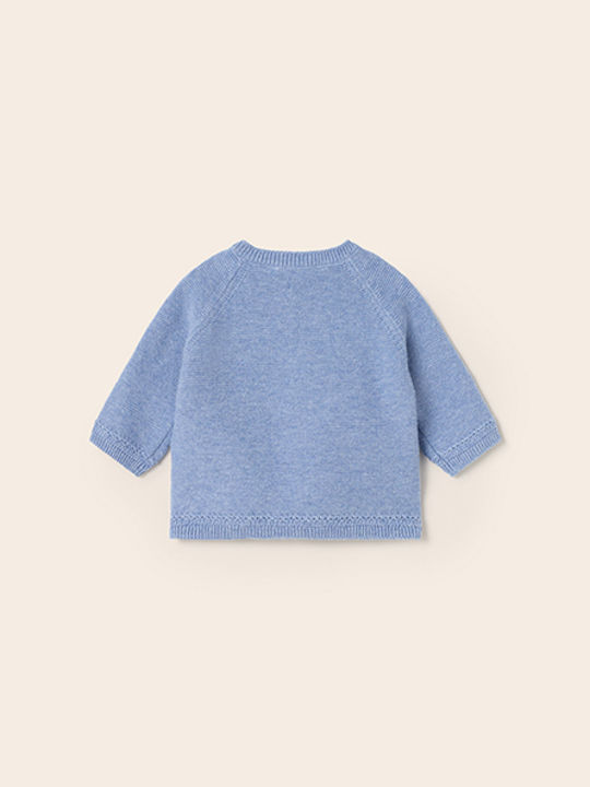 Mayoral Kids Cardigan Knitted Blue