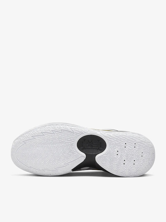 Kyrie 5 Low Low Basketball Shoes White / Metallic Gold Black