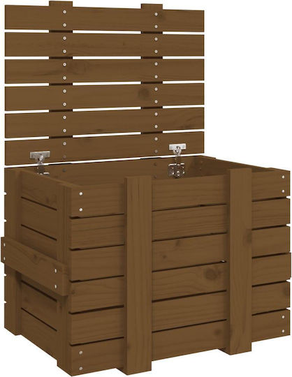vidaXL Μπαούλο Ξύλινο 58x40.5x42εκ. Καφέ